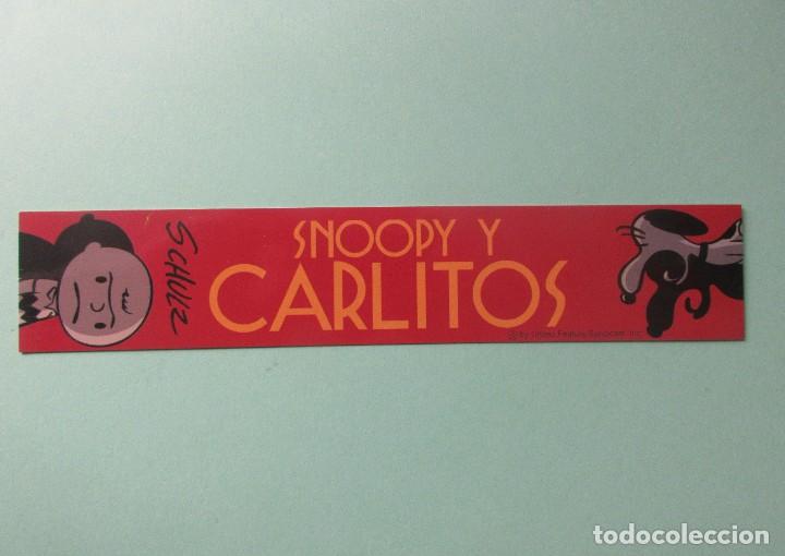 Coleccionismo Marcap&aacute;ginas: Marcap&aacute;ginas editorial Planeta de Agostini Comic Snoopy y Carlitos