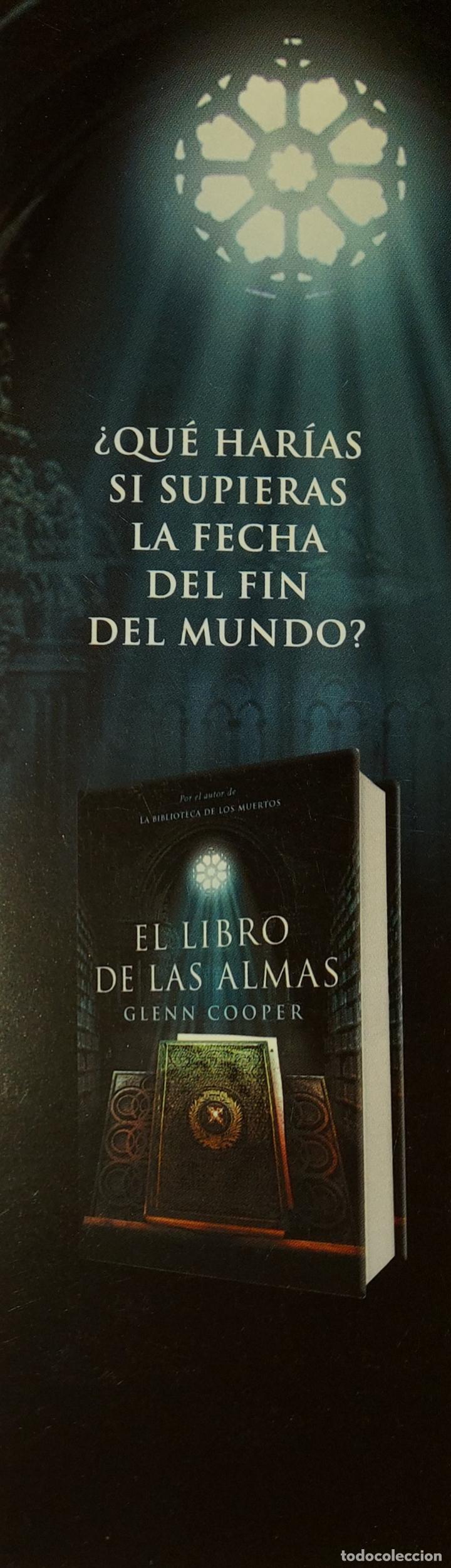 Collectables Bookmark: MARCAPAGINAS - GRIJALBO - EL LIBRO DE LAS ALMAS - GLENN COOPER.