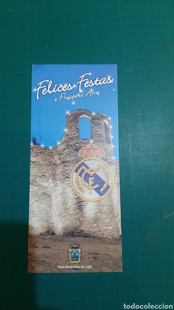 Collectionnisme Marque-pages: REAL MADRID F&Uacute;TBOL MARCAPAGINAS LUGO FELICES FIESTAS PROSPERO A&Ntilde;O LIBRERIA O ALMAC&Eacute;N DO COLISEVM