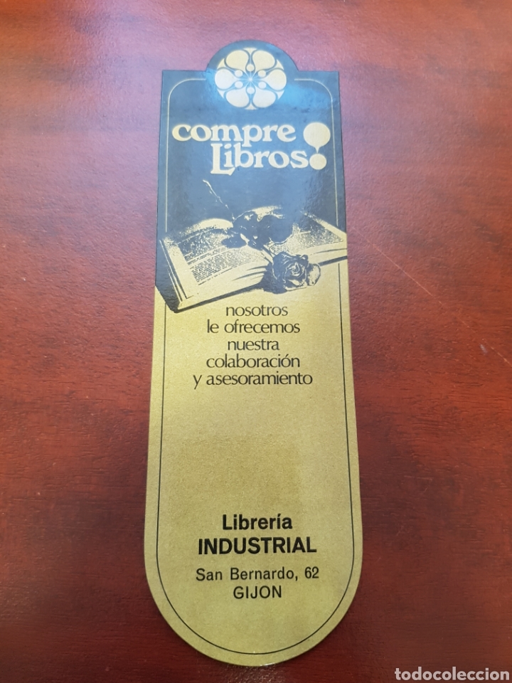 Coleccionismo marcap&aacute;ginas: MARCAP&Aacute;GINAS LIBRER&Iacute;A INDUSTRIAL GIJ&Oacute;N