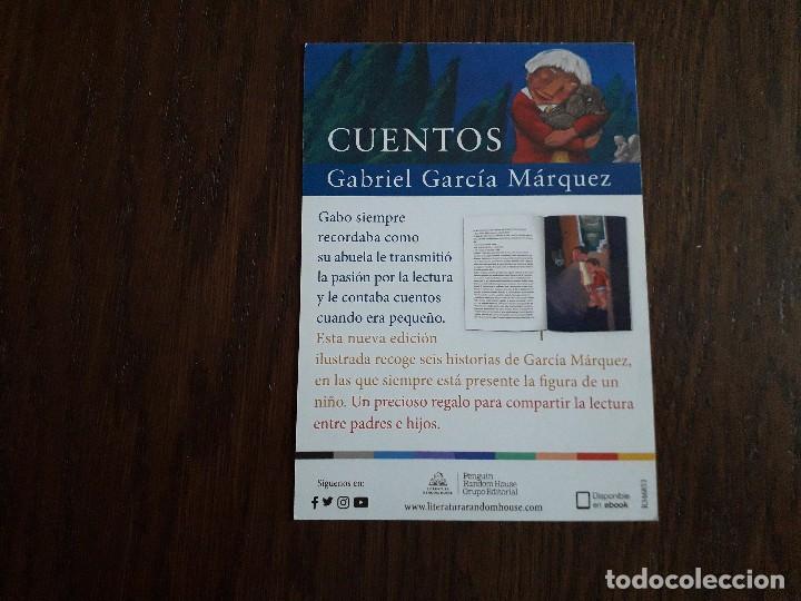 Coleccionismo marcap&aacute;ginas: marcap&aacute;ginas, punto de libro, cuentos, Gabriel Garcia M&aacute;rquez. literatura Random House