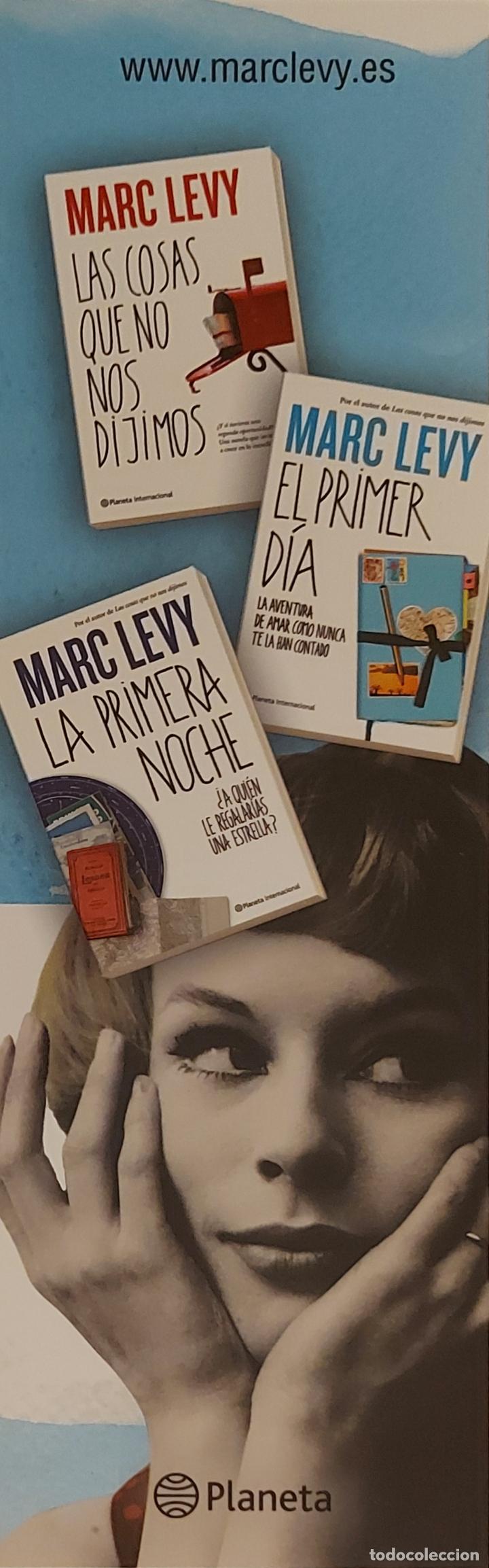 Coleccionismo marcap&aacute;ginas: Marcap&aacute;ginas editorial PLANETA.MARC LEVY. - Foto 1