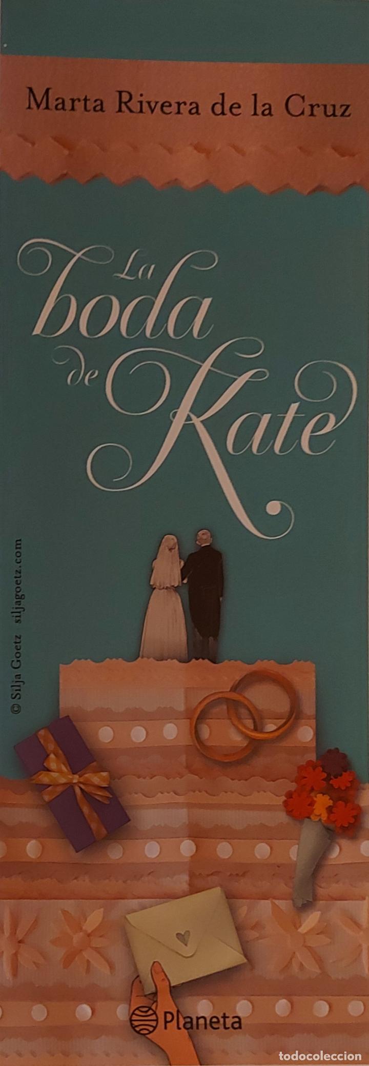 Collezionismo Segnalibri: Marcap&aacute;ginas editorial PLANETA. LA BODA DE KATE. MARTA RIVERA DE LA CRUZ.