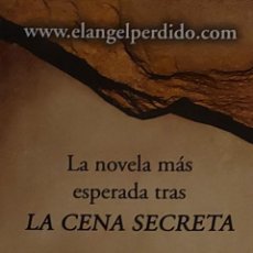 Coleccionismo Marcapáginas: MARCAPAGINAS - PLANETA - EL ANGEL PERDIDO - JAVIER SIERRA - MODELO 2-