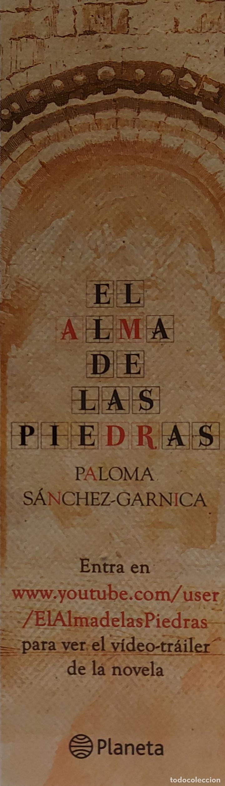 Sammeln von Lesezeichen: Marcap&aacute;ginas editorial PLANETA. EL ALMA DE LAS PIEDRAS.PALOMA SANCHEZ-GARNICA