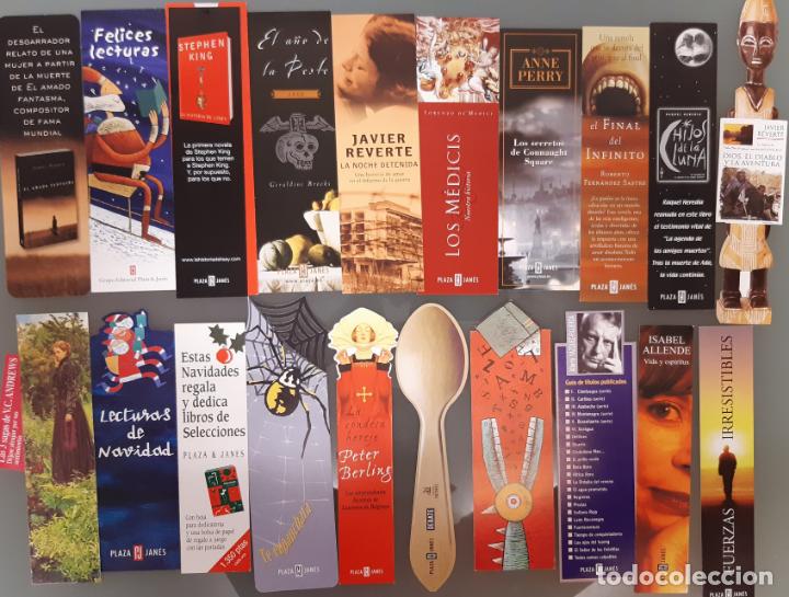 Sammeln von Lesezeichen: MARCAP&Aacute;GINAS-PUNTO DE LIBRO, ED. PLAZA Y JAN&Eacute;S, 20 DISTINTOS
