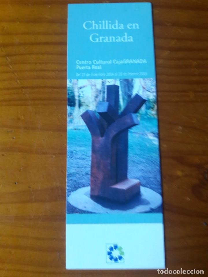 Coleccionismo Marcap&aacute;ginas: MARCAPAGINAS. CENTRO CULTURAL CAJA GRANADA. CHILLIDA EN GRANADA