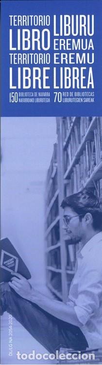 Coleccionismo Marcap&aacute;ginas: MARCAPAGINAS. BIBLIOTECA DE NAVARRA. TERRITORIO LIBRO. TERRITORIO LIBRE