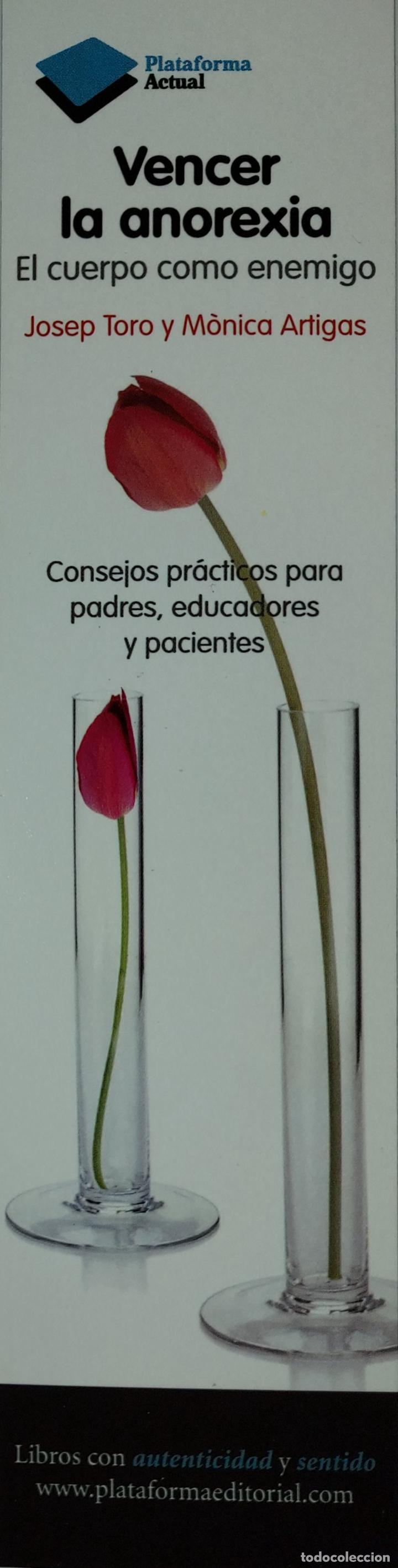Collectables Bookmark: Marcap&aacute;ginas editorial PLATAFORMA ACTUAL.VENCER LA ANOREXIA.
