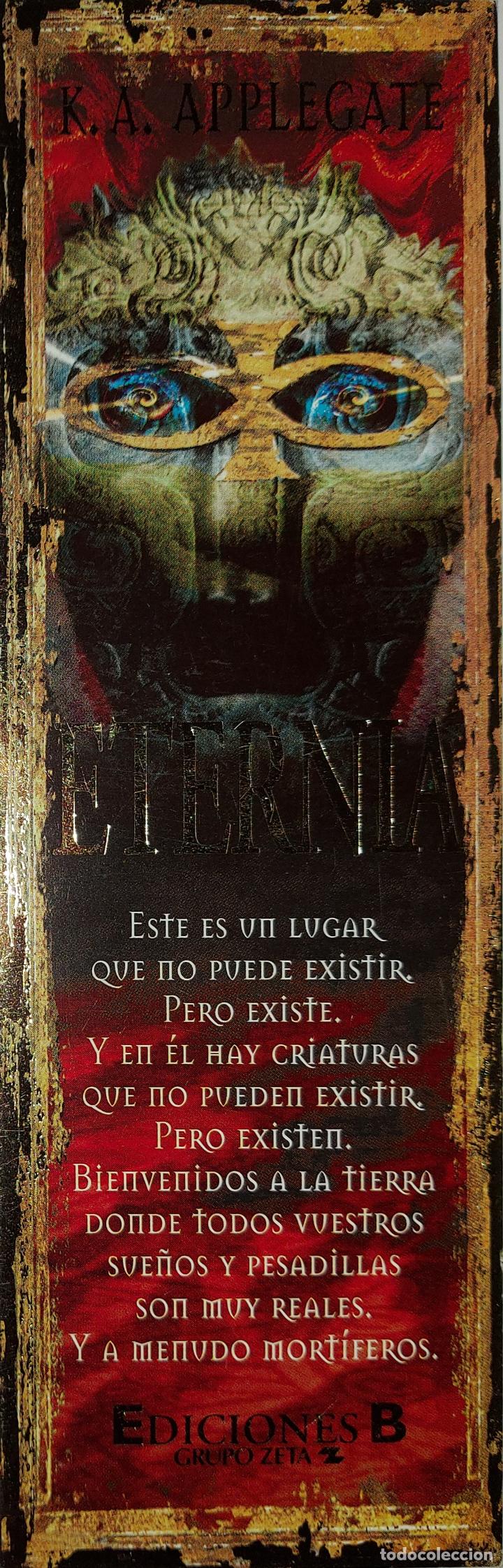 Coleccionismo marcap&aacute;ginas: MARCAPAGINAS - EDICIONES B - ETERNIA.K.A.APPLEGATE. - Foto 1