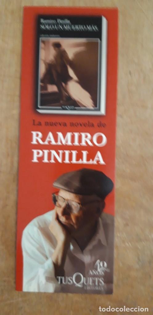 Coleccionismo marcap&aacute;ginas: 1 MARCAPAGINAS ** .SOLO UN MUERTO M&Aacute;S ....RAMIRO PINILLA ..TUSQUETS **