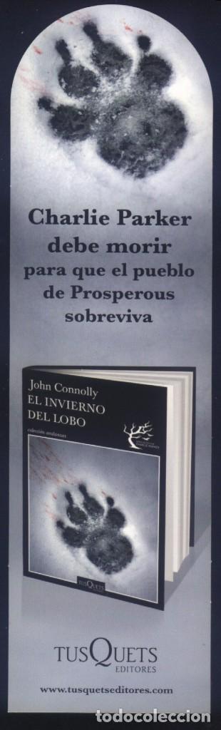 Coleccionismo Marcap&aacute;ginas: M-7828- MARCAP&Aacute;GINAS TROQUELADO. EL INVIERNO DEL LOBO. JOHM CONNOLLY. TUSQUETS.