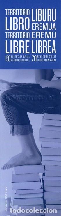Coleccionismo Marcap&aacute;ginas: MARCAPAGINAS. BIBLIOTECA DE NAVARRA. TERRITORIO LIBRO. TERRITORIO LIBRE