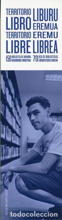 Coleccionismo Marcap&aacute;ginas: MARCAPAGINAS. BIBLIOTECA DE NAVARRA. TERRITORIO LIBRO. TERRITORIO LIBRE
