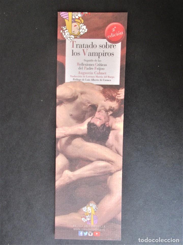 Collectables Bookmark: MARCAPAGINA PUNTO DE LIBRO EDITORIAL REINO DE CORDELIA TRATADO SOBRE LOS BAMPIROS