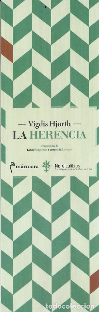 Coleccionismo Marcap&aacute;ginas: MARCAP&Aacute;GINAS, EDITORIAL NORDICA LA HERENCIA