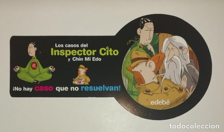 Coleccionismo marcap&aacute;ginas: Marcap&aacute;ginas editorial EDEBE.LOS CASOS DEL INSPECTOR CITO. - Foto 1