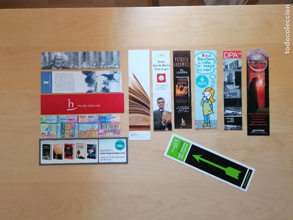 Coleccionismo marcap&aacute;ginas: LOTE DE 12 MARCAP&Aacute;GINAS VARIADOS - Foto 1