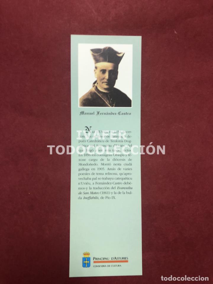 Collectionnisme Marque-pages: MARCAPAGINAS LITERATURA ASTURIANA, BIOGRAFIA Y TEXTO OBRA DE MANUEL FERNANDEZ CASTRO, 1997