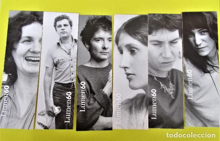 Coleccionismo Marcap&aacute;ginas: Serie completa de marcap&aacute;ginas editorial Lumen