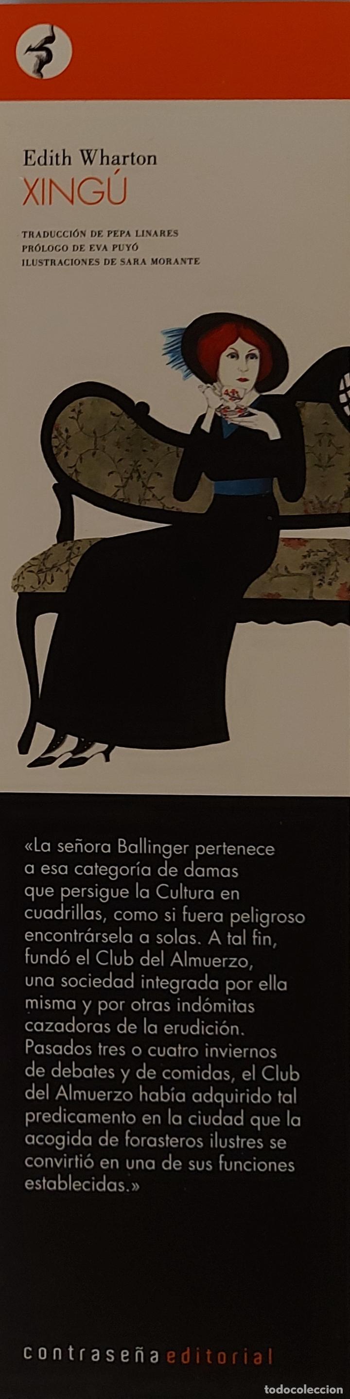 Collectables Bookmark: MARCAPAGINAS - CONTRASE&Ntilde;A - XINGU.EDITH W HARTON.