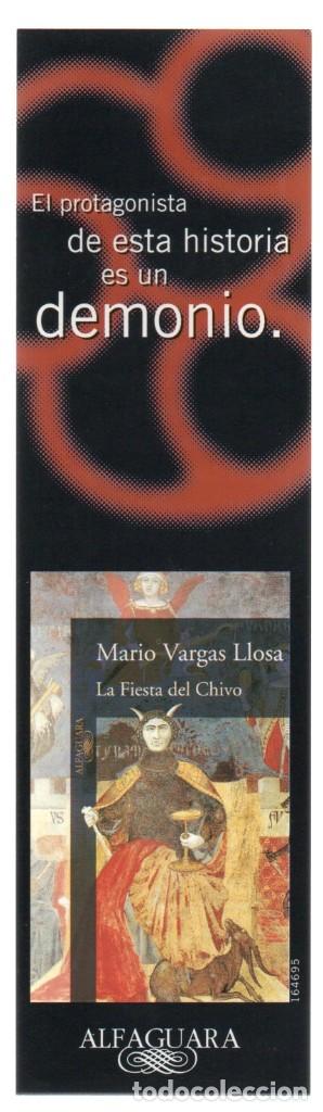 Coleccionismo Marcap&aacute;ginas: MARCAPAGINAS, LA FIESTA DEL CHIVO. MARIO VARGAS LLOSA. ALFAGUARA.