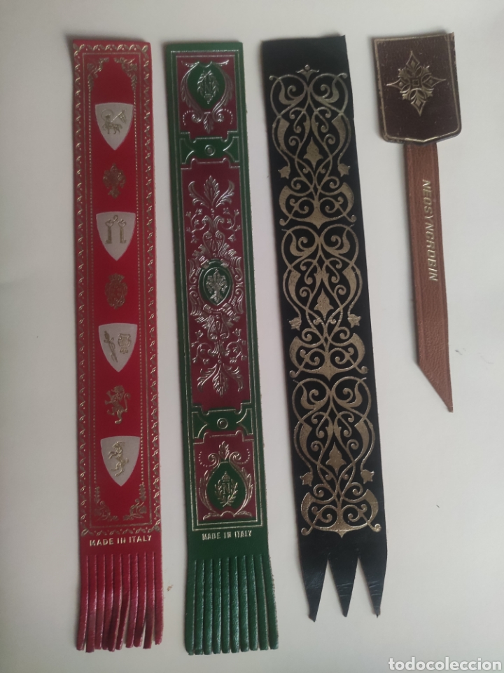 Coleccionismo marcap&aacute;ginas: 4 Marcap&aacute;ginas de Piel - Foto 1