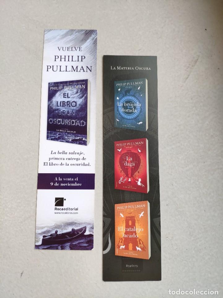Coleccionismo marcap&aacute;ginas: MARCAP&Aacute;GINAS - ROCA EDITORIAL - EL LIBRO DE LA OSCURIDAD - PHILIP PULLMAN - Foto 1