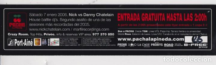 Coleccionismo marcap&aacute;ginas: MARCAP&Aacute;GINAS EDITOR PACHA DISCOTECA TUTULO NICK VS DANNY CHATELAIN - Foto 2