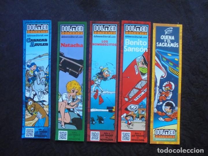 Lote 5 marca-p&aacute;ginas Editorial Dolmen