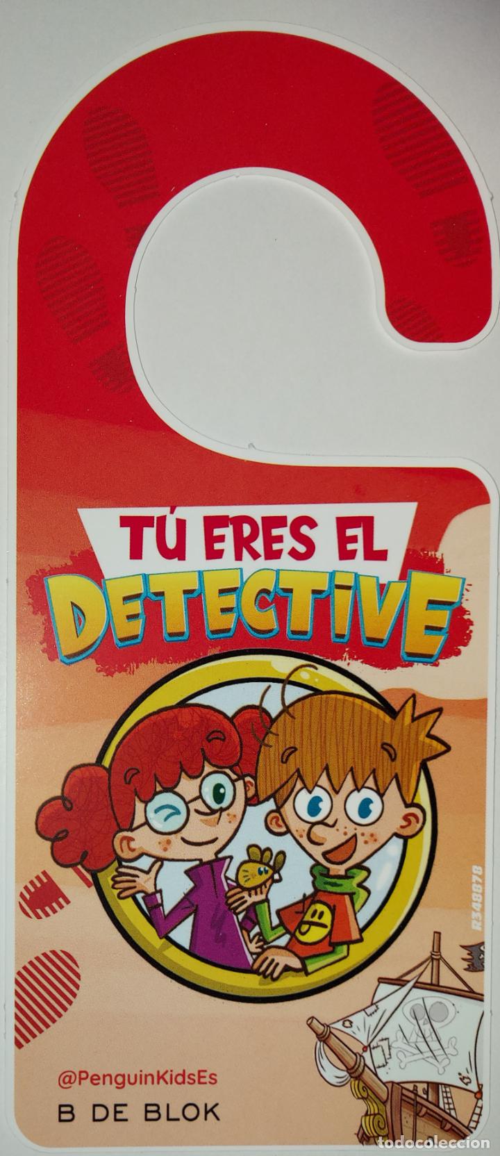 Coleccionismo marcap&aacute;ginas: Marcap&aacute;ginas editorial B DE BLOK.TU ERES UN DETECTIVE.