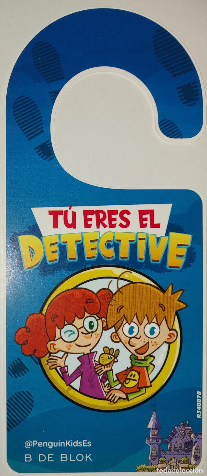 Coleccionismo marcap&aacute;ginas: Marcap&aacute;ginas editorial B DE BLOK.TU ERES UN DETECTIVE.