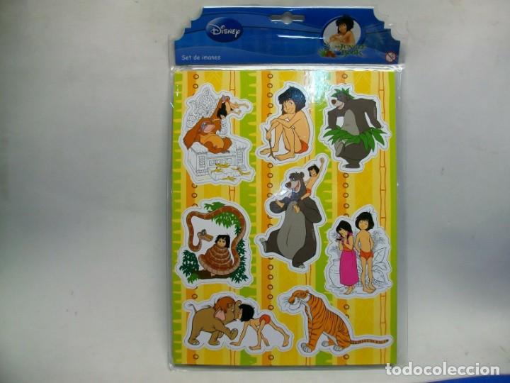 Coleccionismo Marcap&aacute;ginas: LIBRO DE LA SELVA SET DE 8 IMANES NUEVO Y PRECINTADO