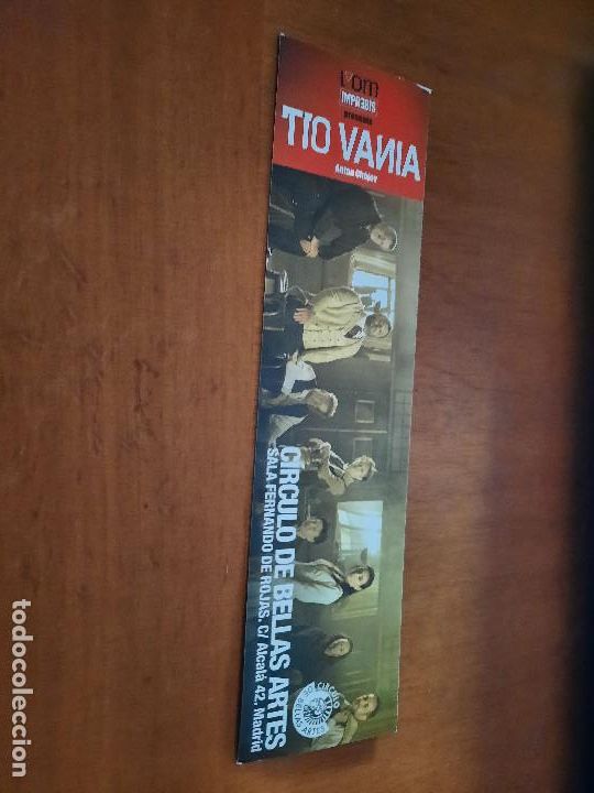 Coleccionismo Marcap&aacute;ginas: TIO VANIA. ANTON CHEJOV. MARCAPAGINAS. DOBLE CARA. BUEN ESTADO. DIFICIL