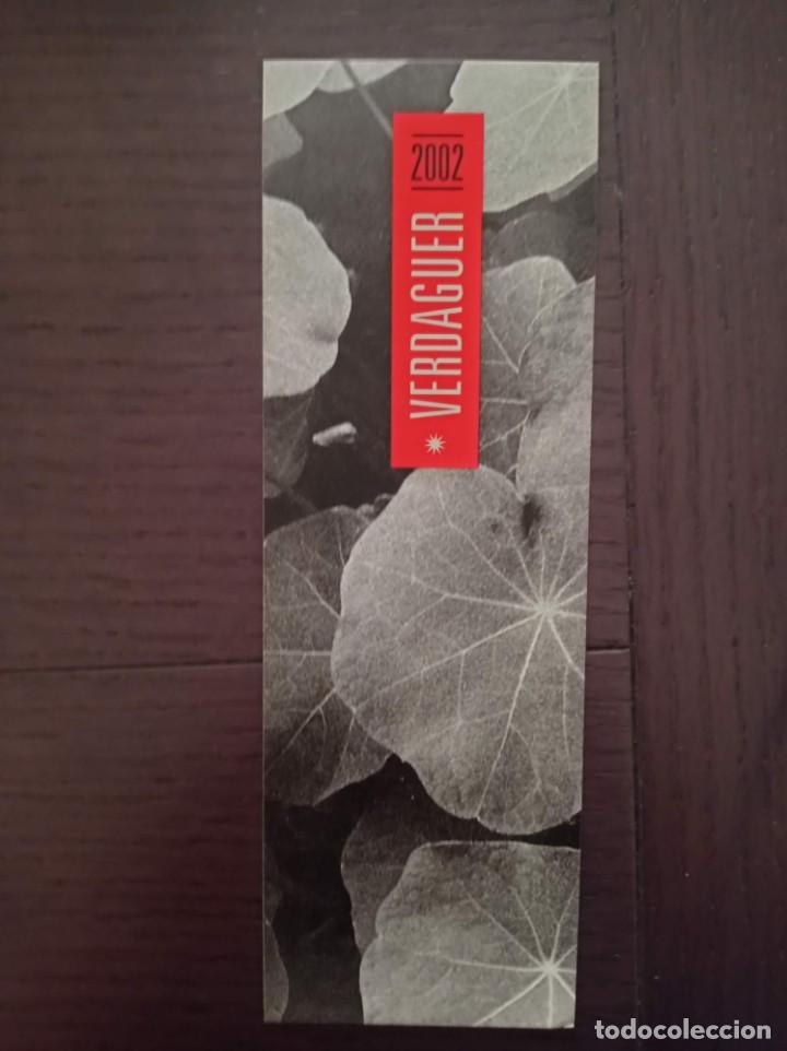 Coleccionismo Marcap&aacute;ginas: MARCAP&Aacute;GINAS. VERDAGUER 2002. VIU L'ANY VERDAGUER. PRIMAVERA
