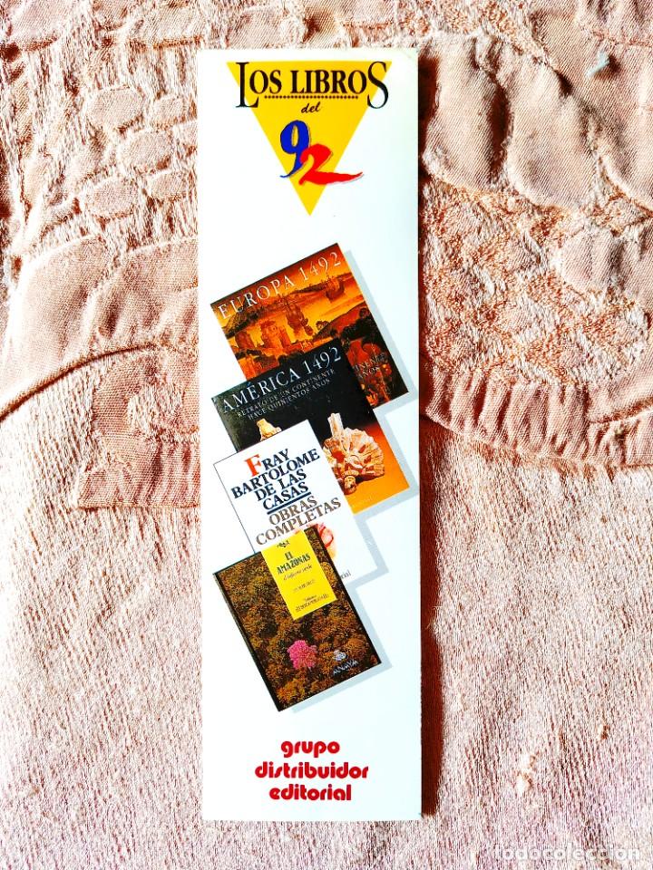 Coleccionismo marcap&aacute;ginas: 1992 - MACAP&Aacute;GINAS LOS LIBROS DEL 92 - Foto 2
