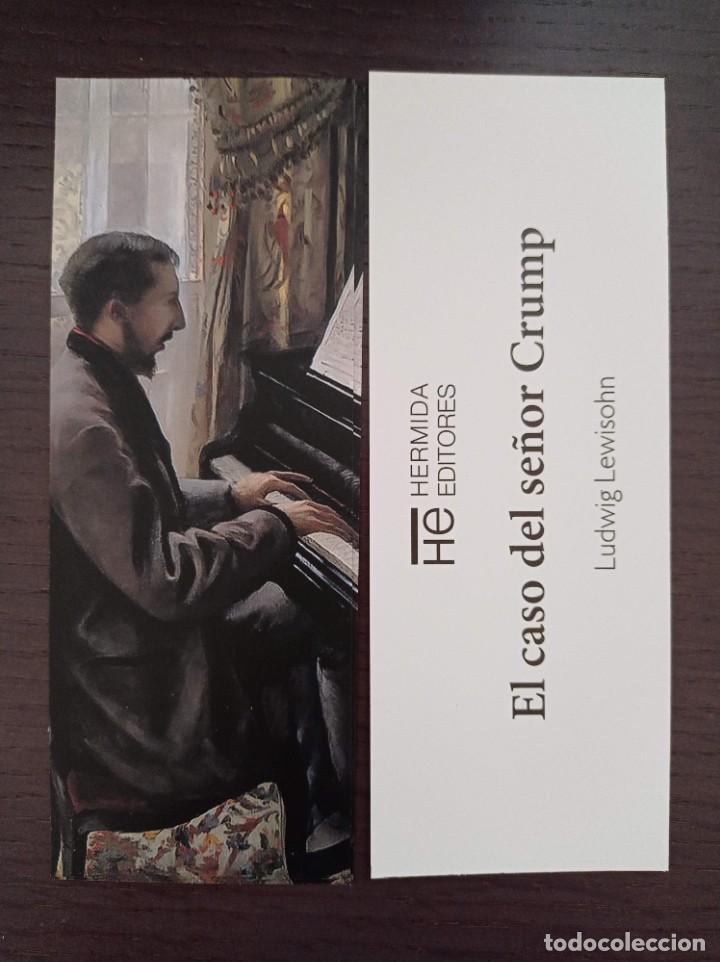 Coleccionismo marcap&aacute;ginas: MARCAP&Aacute;GINAS. HERMIDA EDITORES. LUDWIG LEWISOHN. EL CASO DEL SE&Ntilde;OR CRUMP