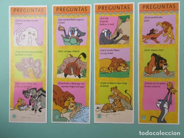 Coleccionismo Marcap&aacute;ginas: MARCAPAGINAS DE DIENEY DE LA PELICULA EL REY LEON