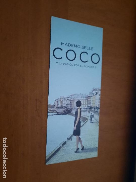 Coleccionismo Marcap&aacute;ginas: MADEMOISELLE COCO CHANEL. LITERATURA. MARCAPAGIAS. DOBLE CARA. BUEN ESTADO. SIN USO