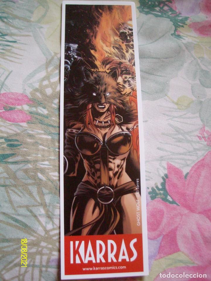 Coleccionismo marcap&aacute;ginas: MARCAPAGINAS GHOST WOLF EL TORRES EDICIONES KARRAS - Foto 1