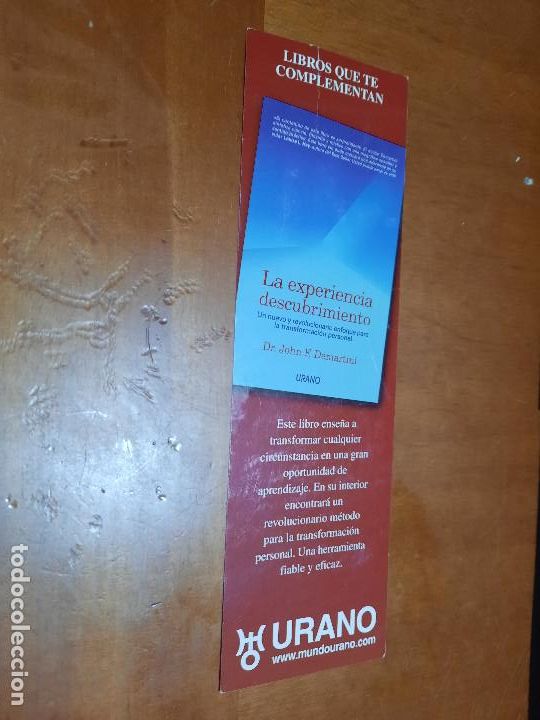 Coleccionismo marcap&aacute;ginas: LA EXPERIENCIA DESCUBRIMIENTO. MARCAPAGINAS. LITERATURA. DOBLE CARA. BUEN ESTADO. DIFICIL
