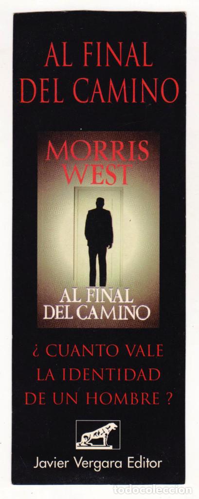 Coleccionismo marcap&aacute;ginas: MARCAP&Aacute;GINAS - AL FINAL DEL CAMINO - MUY BUEN ESTADO