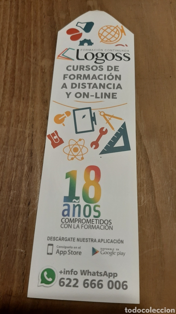 Coleccionismo marcap&aacute;ginas: MARCAPAGINAS LOGOS FORMACI&Oacute;N CONTNUADA - Foto 1