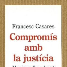 Coleccionismo Marcapáginas: MARCAPAGINAS L'AVENÇ - COMPROMIS AMB LA JUSTICIA. Lote 289790323