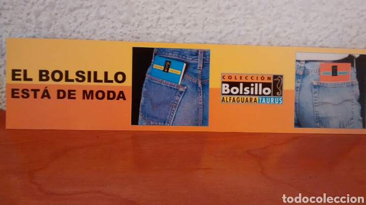 Coleccionismo Marcap&aacute;ginas: MARCAPAGINAS DE BOLSILLO ESTA DE MODA-ALFAGUARA TAURUS(A1)