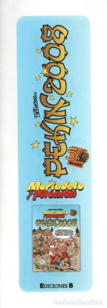 Coleccionismo marcap&aacute;ginas: MARCAPAGINAS, MORTADELO Y FILEMON, PEKIN 2008. EDICIONES B - Foto 1