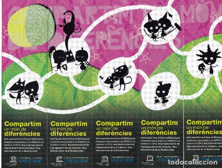 Collectables Bookmark: Puzzle completo 5 marapaginas centro Unesco de Catalunya