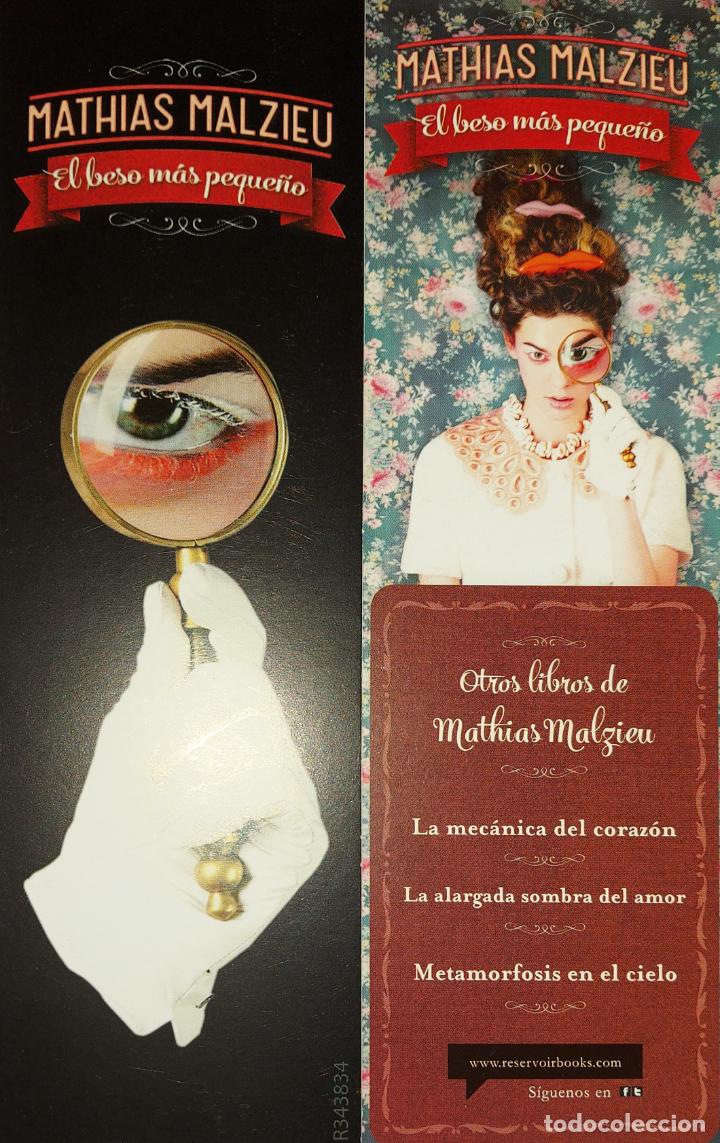 Coleccionismo marcap&aacute;ginas: MARCAPAGINAS - RESERVOIR BOOKS - EL BESO MAS PEQUE&Ntilde;O - MATHIAS MALZIEU-