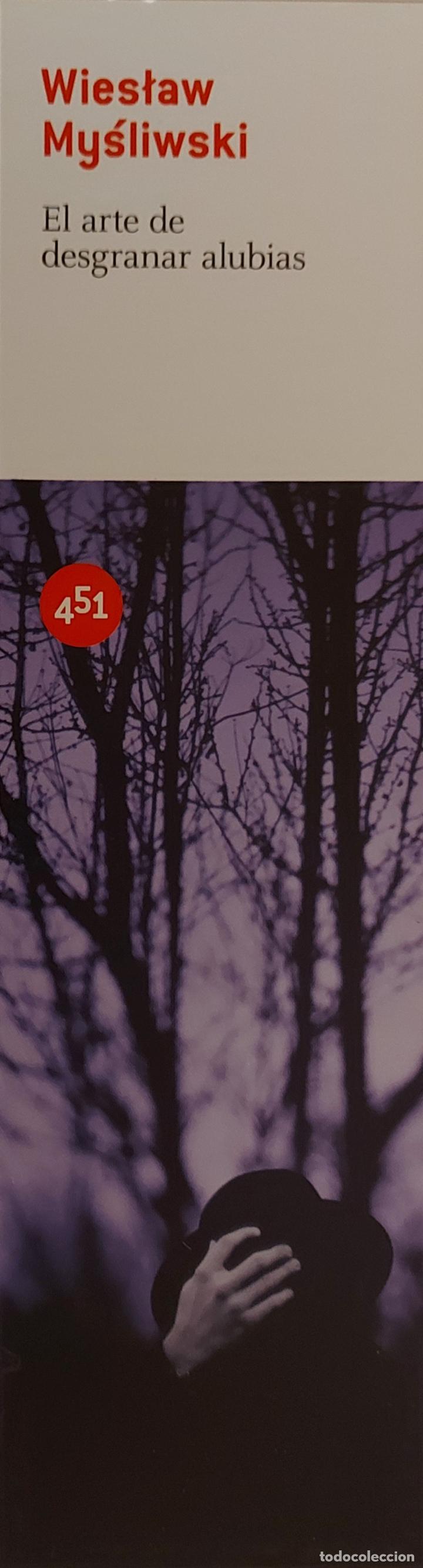 Collectables Bookmark: MARCAPAGINAS - 451 EDITORIAL - EL ARTE DE DESGRANAR LAS ALUBIAS.