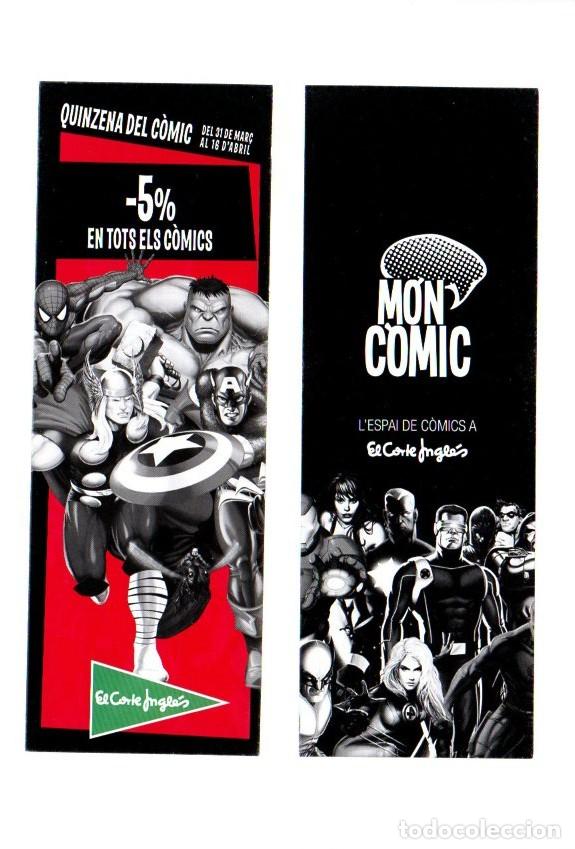 Coleccionismo marcap&aacute;ginas: MARCAPAGINAS, MON COMIC, QUINZENA DEL COMIC A EL CORTE INGLES. - Foto 1